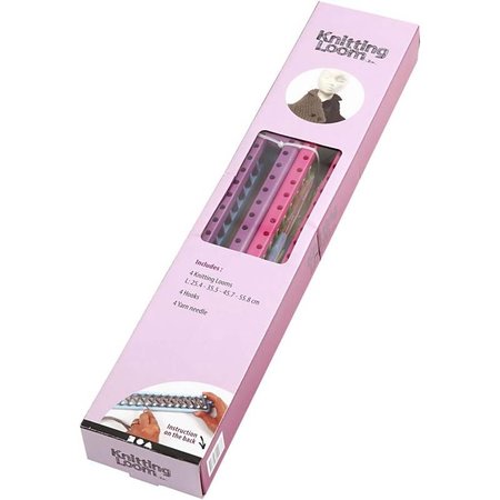 BASTELZUBEHÖR / CRAFT ACCESSORIES Siste tilbud: strikking ramme, L: 25-35-45-55 cm, 1 sett