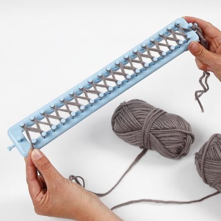 BASTELZUBEHÖR / CRAFT ACCESSORIES LETZTES ANGEBOT: Strickrahmen, L: 25-35-45-55 cm, 1 Set