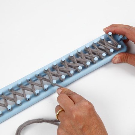 BASTELZUBEHÖR / CRAFT ACCESSORIES Sidste tilbud: strikning ramme, L: 25-35-45-55 cm, 1 sæt