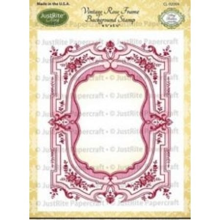 JUSTRITE AUS AMERIKA Justrite Shabby Chic Labels Cling Stamp Set