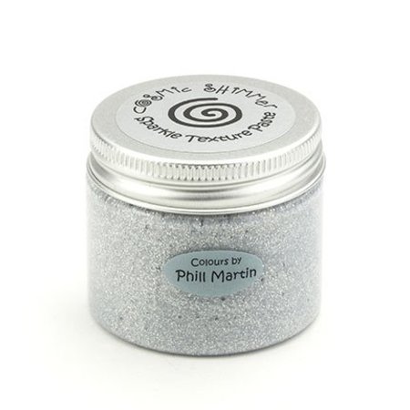 Schablonen und Zubehör für verschiedene Techniken / Templates Cosmic Shimmer-Sparkle Texture Paste, silver