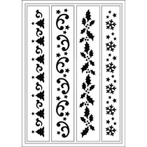 Plantillas flexibles, las fronteras temáticas A5, Navidad