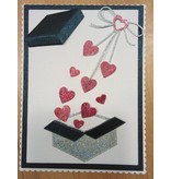 Penny Black Troqueles de corte: "arco del corazón" asa cardíaca