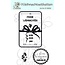 STEMPEL / STAMP: GUMMI / RUBBER High-quality rubber stamp, christmas labels