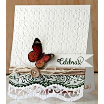 Spellbinders Spellbinders, een reeks van zeven snij- en embossing stencils, borders