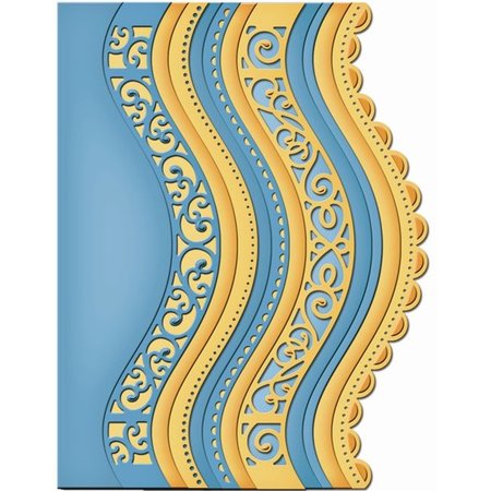 Spellbinders und Rayher Spellbinders, Um conjunto de sete stencils corte e de estampagem