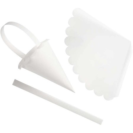 Komplett Sets / Kits Cone, H: 13 cm, bord gebogte, 24 pcs.