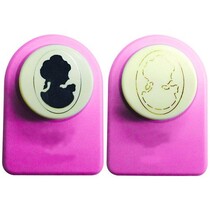 Cameo punch, Nellie Snellen, medium sæt vintage dame CamP002