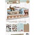 Objekten zum Dekorieren / objects for decorating MDF Pakket incl.papier - bureau organisateur Scandinavisch