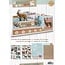 Objekten zum Dekorieren / objects for decorating MDF Pakket incl.papier - Desk organizer Scandinavisch