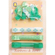 Collection: Ribbon og Typ av sliping grønne toner,