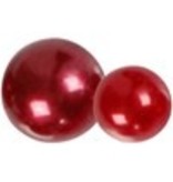 Embellishments / Verzierungen Metade pérolas, tamanho 2-8 mm, vermelho, classificou 140