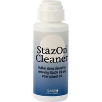 Limpiador StazOn para el limpiador ideal para la limpieza de sellos de goma.