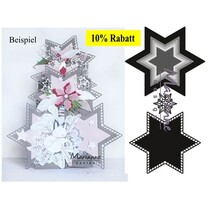 modello di punzonatura: sette stelle