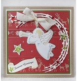 Marianne Design Stamping and embossing stencils, Marianne Design, Craftables - Stars Semi Circle