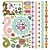 Sticker Adesivi fiore Indie, 30,5 x 30,5 centimetri
