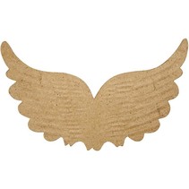 1 wing with imprints, B: 21 cm, H: 13 cm