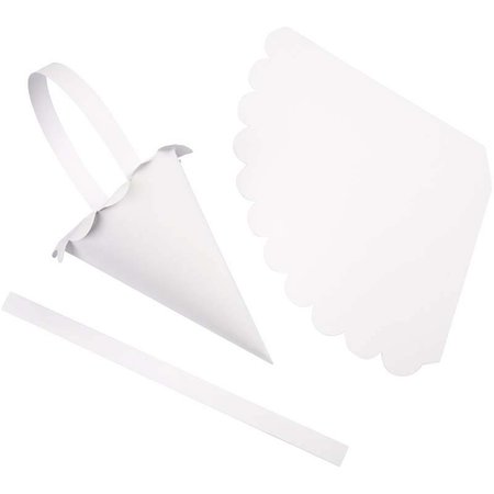 Komplett Sets / Kits Cono con Henkel, H: 13 cm, 20 pezzi