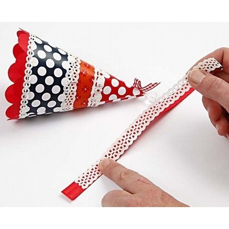 Komplett Sets / Kits Cono con Henkel, H: 13 cm, 20 pezzi