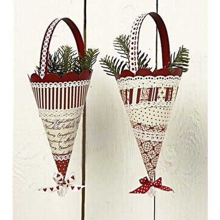 Komplett Sets / Kits Cono con Henkel, H: 13 cm, 20 pezzi