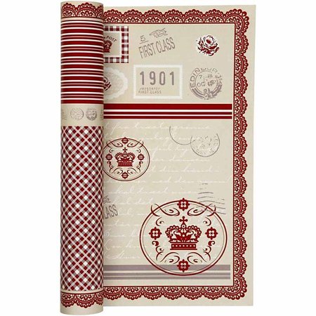 DESIGNER BLÖCKE  / DESIGNER PAPER Joli papier de concepteur, imprimé des deux côtés, 30.5x30.5 cm, 5 feuilles, 120gr.
