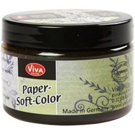 FARBE / INK / CHALKS ... Papier couleur douce, noyer, 75 ml