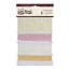 DEKOBAND / RIBBONS / RUBANS ... Pretty nostalgisk spissen i Pastelfarbe