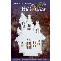 Ponsen en embossing sjablonen, Yvonne Creations - Halloween - Spookhuis