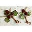 Embellishments / Verzierungen Embellishments, Verzierungen, Beere, Farbe Burgundy, 2 Stück