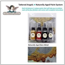Angeli Tattered invecchiato naturalmente arrugginito metallo nudo