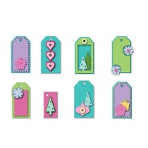 Corte y estampado en relieve plantillas Triplits, Etiquetas
