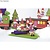 Kinder Bastelsets / Kids Craft Kits Bastelset Christmas Train, 1 Lok,6 Wagen, Deko und Wichtelfamilie