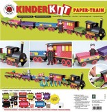 Kinder Bastelsets / Kids Craft Kits Trein Craft Kit, 1 locomotief, een rijtuig 6, deco en gnome familie