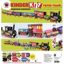 Kit Tren Artesanía, 1 locomotora, carro 6, deco y familia gnome