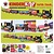 Kinder Bastelsets / Kids Craft Kits Trein Craft Kit, 1 locomotief, een rijtuig 6, deco en gnome familie