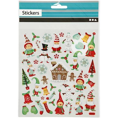 Sticker Self-adhesive foil stickers with great designs and glitter effect