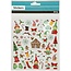 Sticker Self-adhesive foil stickers with great designs and glitter effect