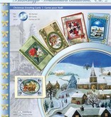 BASTELSETS / CRAFT KITS: Conjunto Completo: livro artesanal 3D "Natal tradicionalmente"