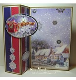BASTELSETS / CRAFT KITS: Di lusso Topper Set per la progettazione di varie cartoline di Natale