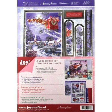 BASTELSETS / CRAFT KITS: Luxury Topper Set for the design of various Christmas cards