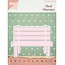Joy!Crafts und JM Creation Stempling og prege sjablonger, hagebenk