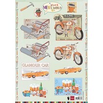 Gestantzte A4 3D sheet - General - It's a men's world 1