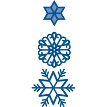 Snij en embossing stencils, Eischristalle