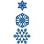 Marianne Design Corte e estampagem stencils, Eischristalle