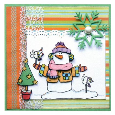 Marianne Design Corte e estampagem stencils, Eischristalle