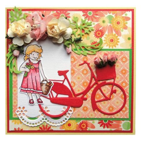 Marianne Design Taglio e goffratura stencil, bicicletta