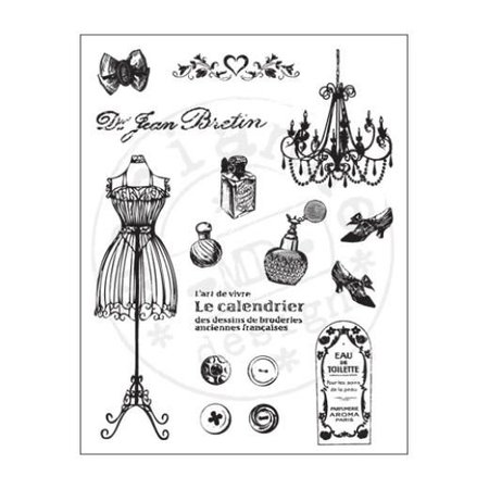 Marianne Design Sellos transparentes,, formato de 40 mm x 125 mm de la vendimia