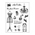 Marianne Design Gennemsigtige stempler, Vintage, format 40mm x 125mm