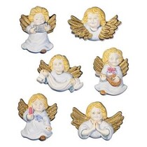 Molds cherubs angels, 6 pieces