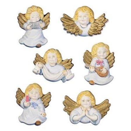 GIESSFORM / MOLDS ACCESOIRES Molds cherubs angels, 6 pieces